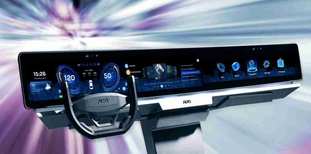 汇旺支付开拓前瞻显示技术创新应用，，，，结合优异整合设计能力，，开发智能车载FIDM Plus一体化显示方案，，，，让驾驶操作与车内娱乐体验再进化